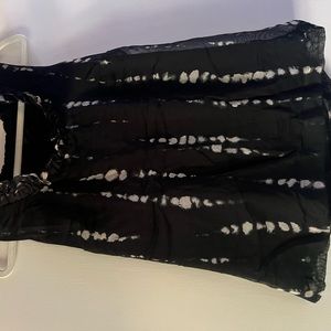ANN TAYLOR medium ikat tie dye sleeveless mesh lined tank. Excellent condition